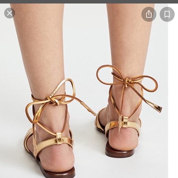 Veronica Beard Fawn Tied Leticia Sandals - Picture 3 of 10